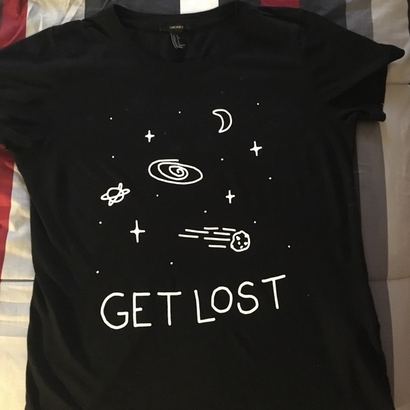 "Get Lost" black tee - Picture 2 of 4