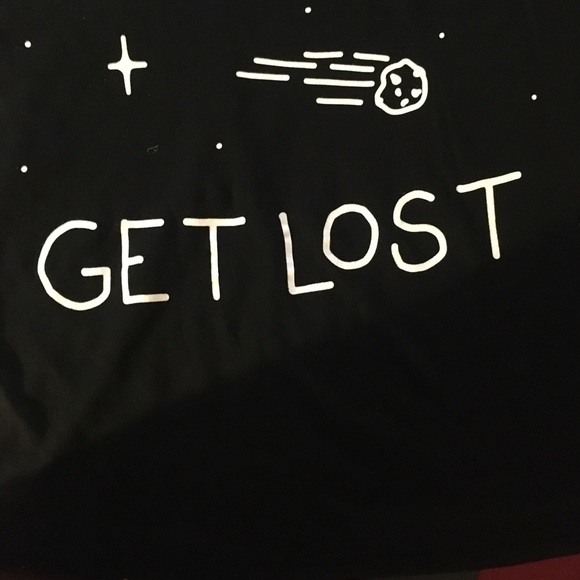 "Get Lost" black tee - Picture 3 of 4