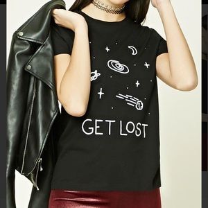"Get Lost" black tee