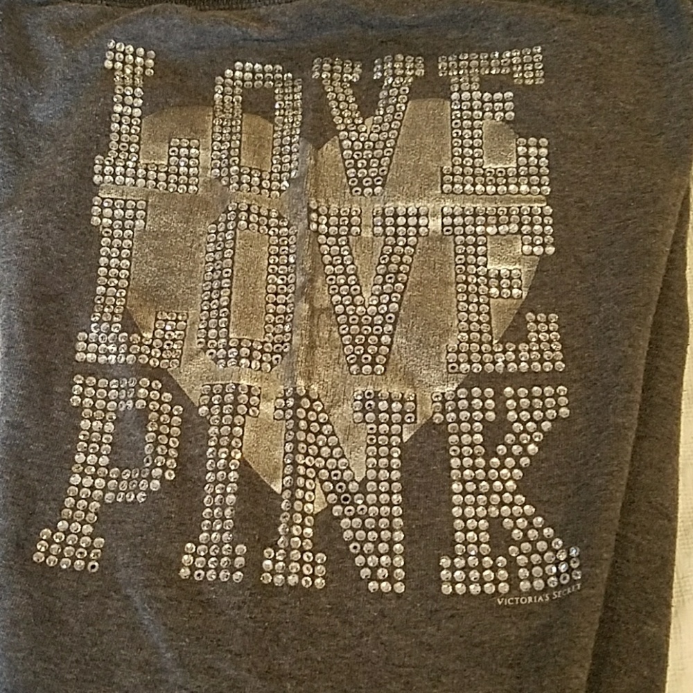 Love pink bling boyfriend swaet pants