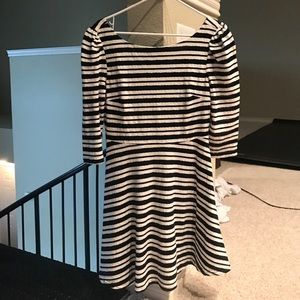 Never worn Giani Bini Dark Blue striped dress