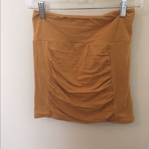 Free People Mustard Mini Skirt Sz Small