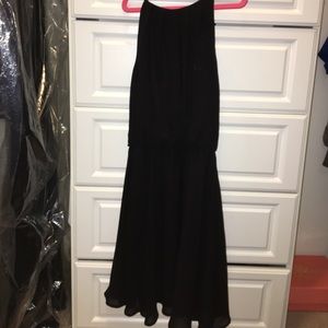 LUSH Black Halter Dress