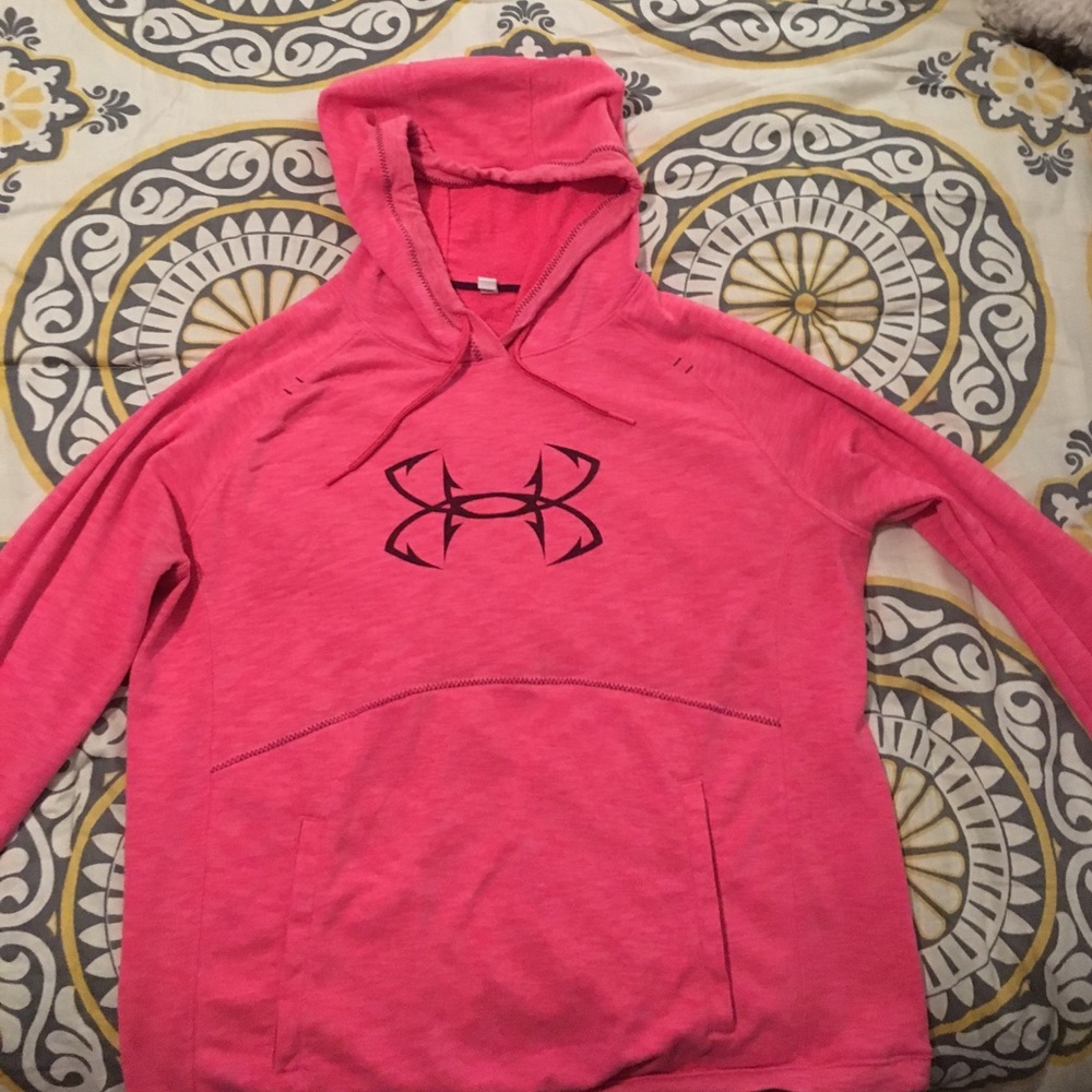 Under Armour pink hoodie size XL