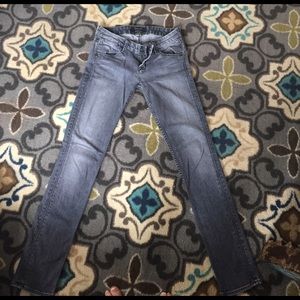 Size 26 gray Hudson skinny jeans