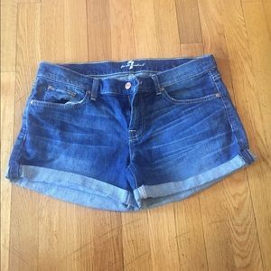 7 for all mankind shorts
