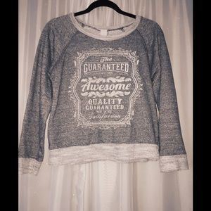 Graphic sweater