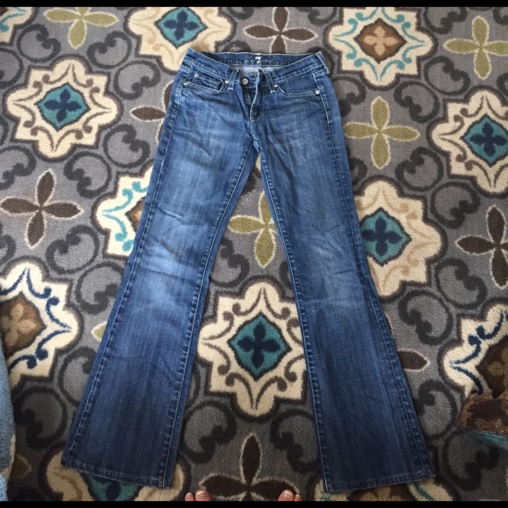Size 26 7 for all mankind flare jeans