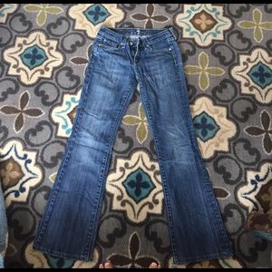 Size 26 7 for all mankind flare jeans