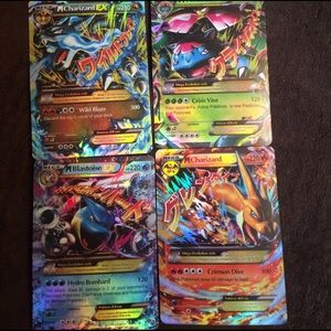 base set starters mega evolution EX Pokémon cards