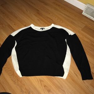 Size M Black and white sweater