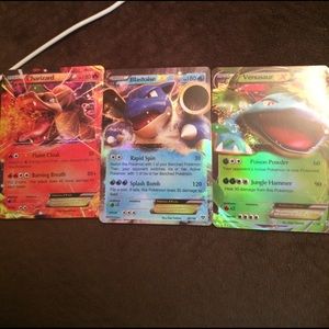 Base set starter EX Pokémon cards
