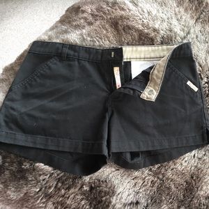 O'Neill black short jean shorts