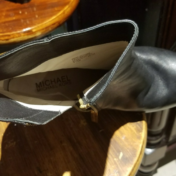 MICHAEL KORS Studded Leather Boots - Picture 4 of 4