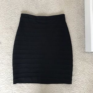 Black Express pencil skirt