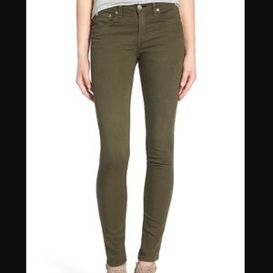 Rag and bone high rise skinny jean