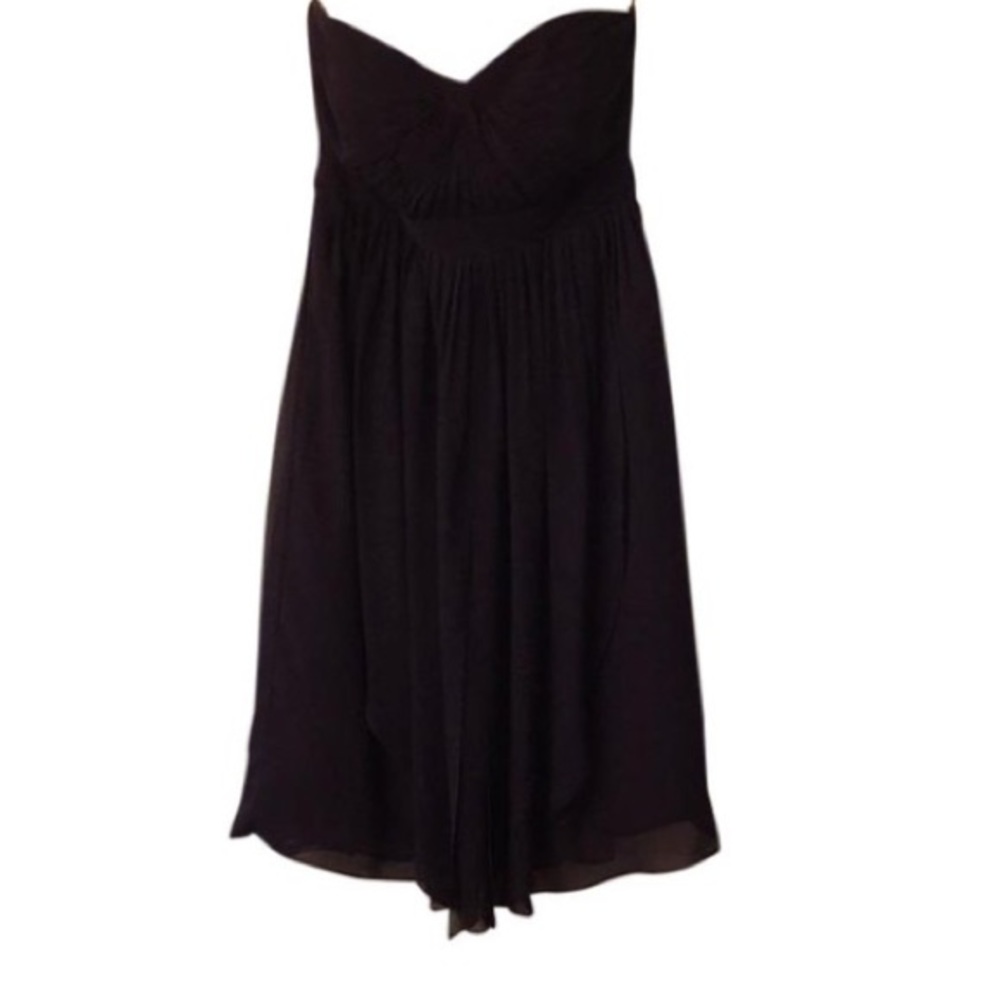 Jenny Yoo Deep Purple Bridesmaid Dress