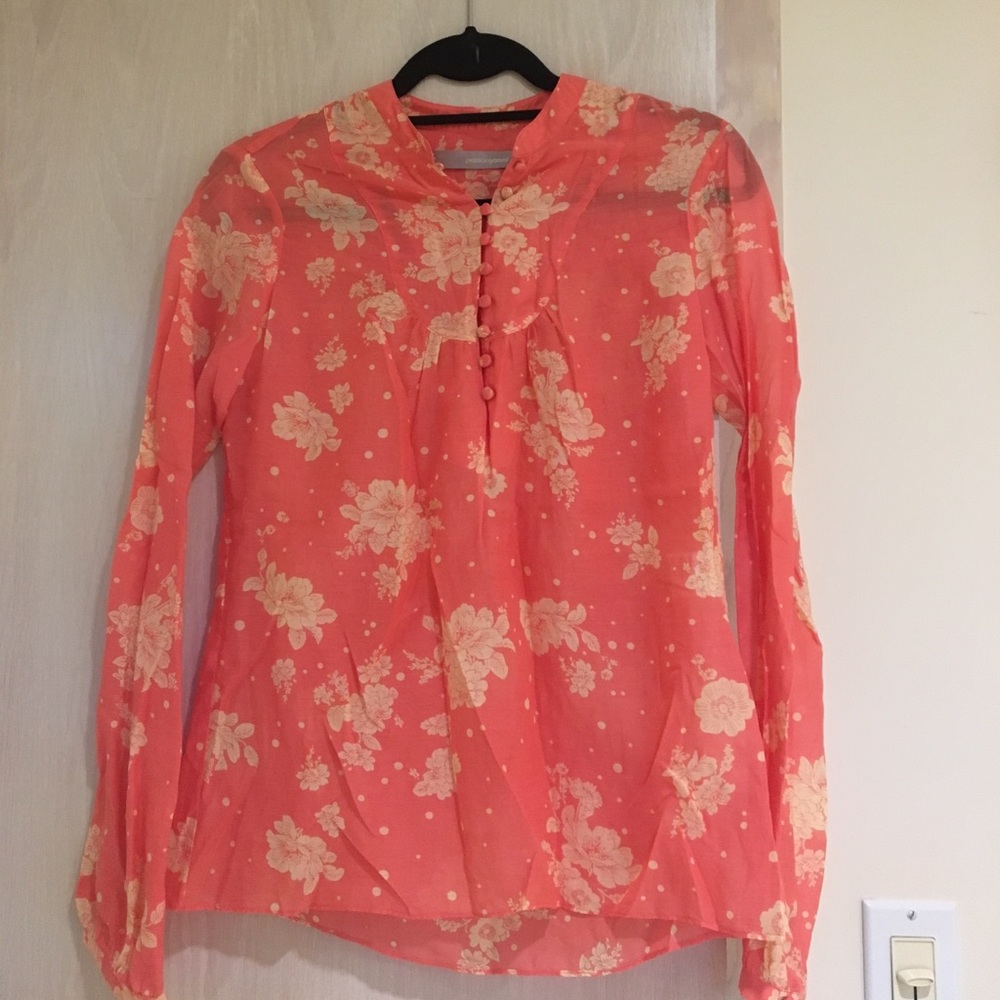Spring floral blouse size small