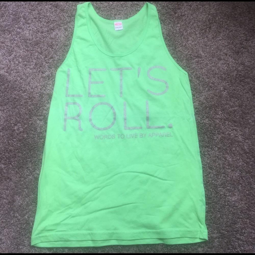 LET'S ROLL!! UNISEX TANK!! 💚💚💚