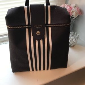 Henri Bendel canvas convertible backpack
