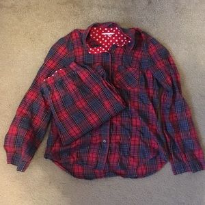 Victoria's Secret flannel pajamas