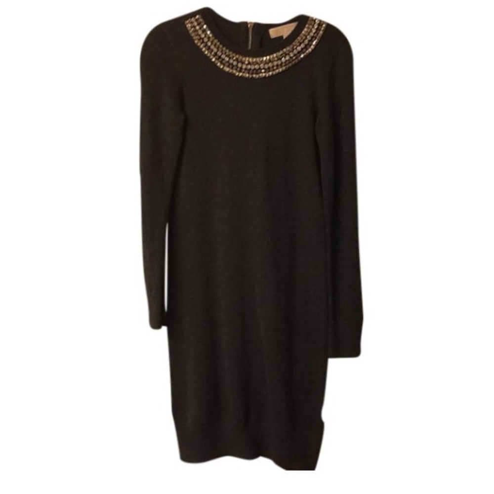 Michael Kors Embellished Sweater Dress