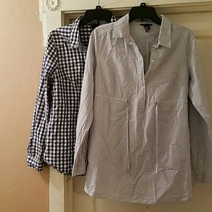 H&M mama set of 2 maternity blouses