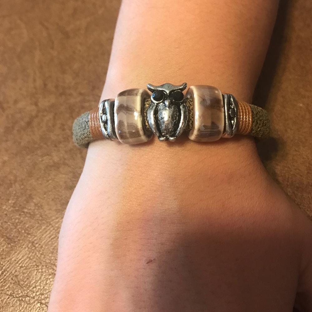 Adorable owl bracelet