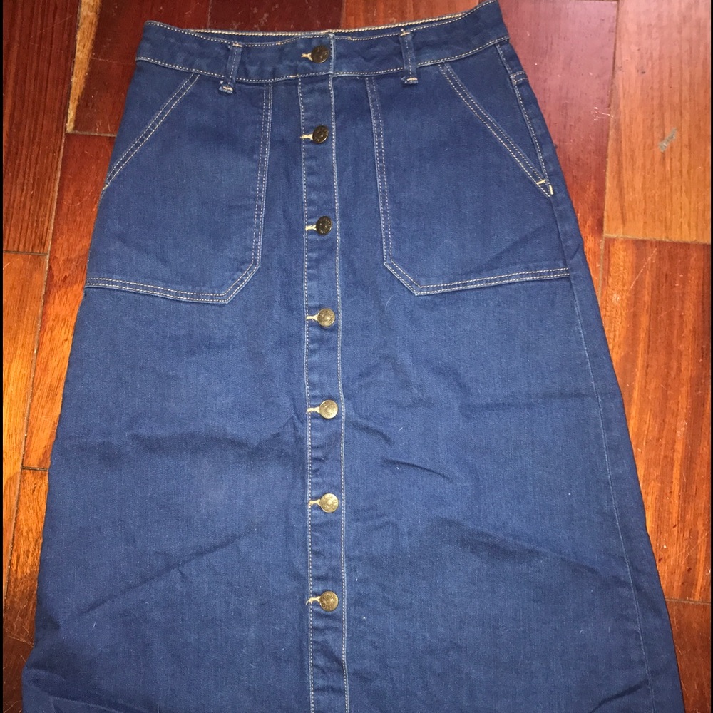 Zara midi knee length skirt
