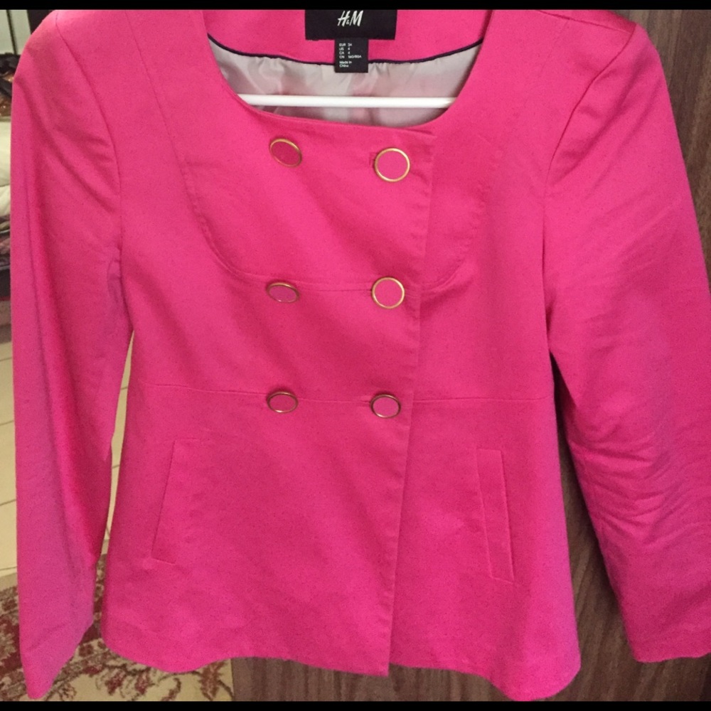 H&M blazer peacoat