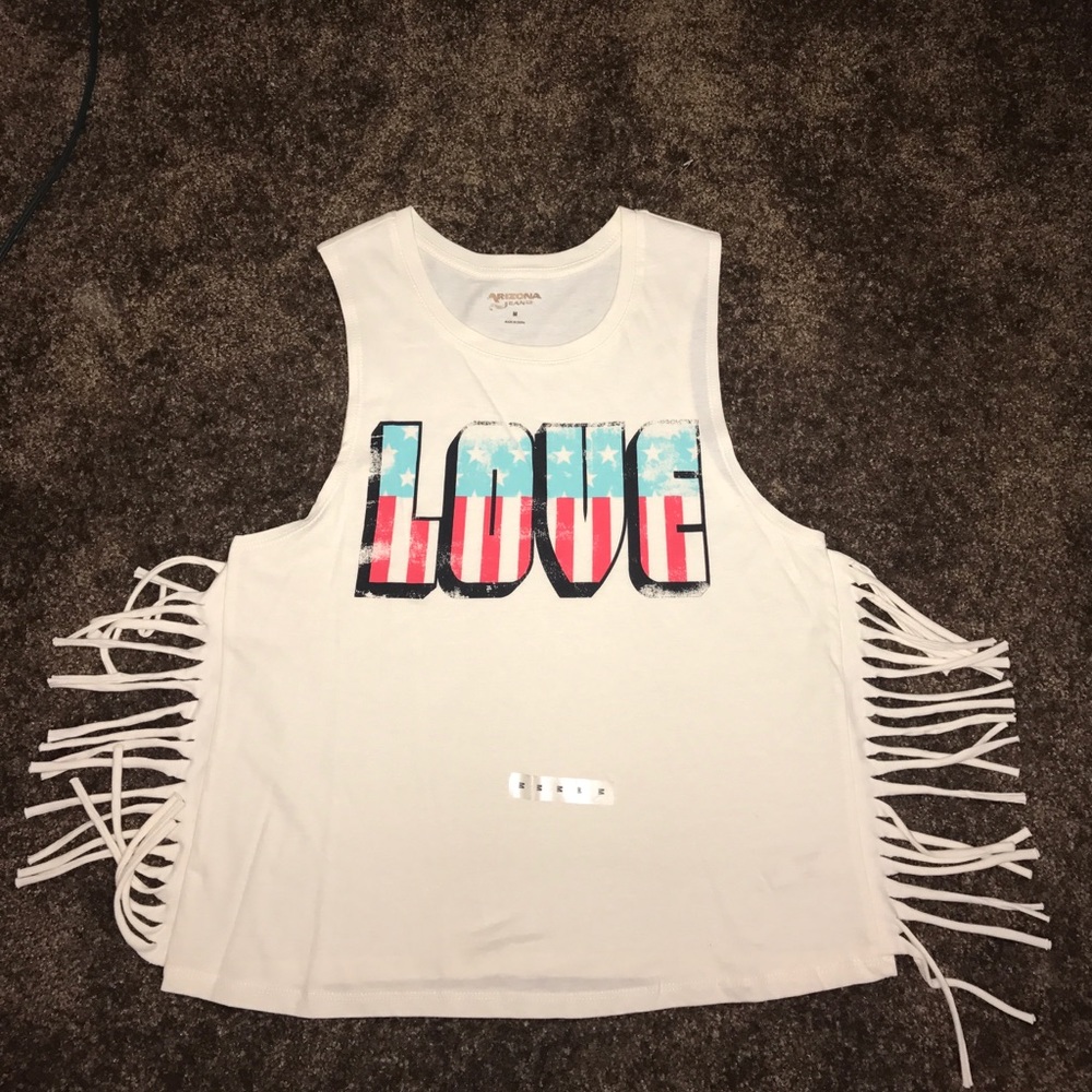 Cream muscle tee