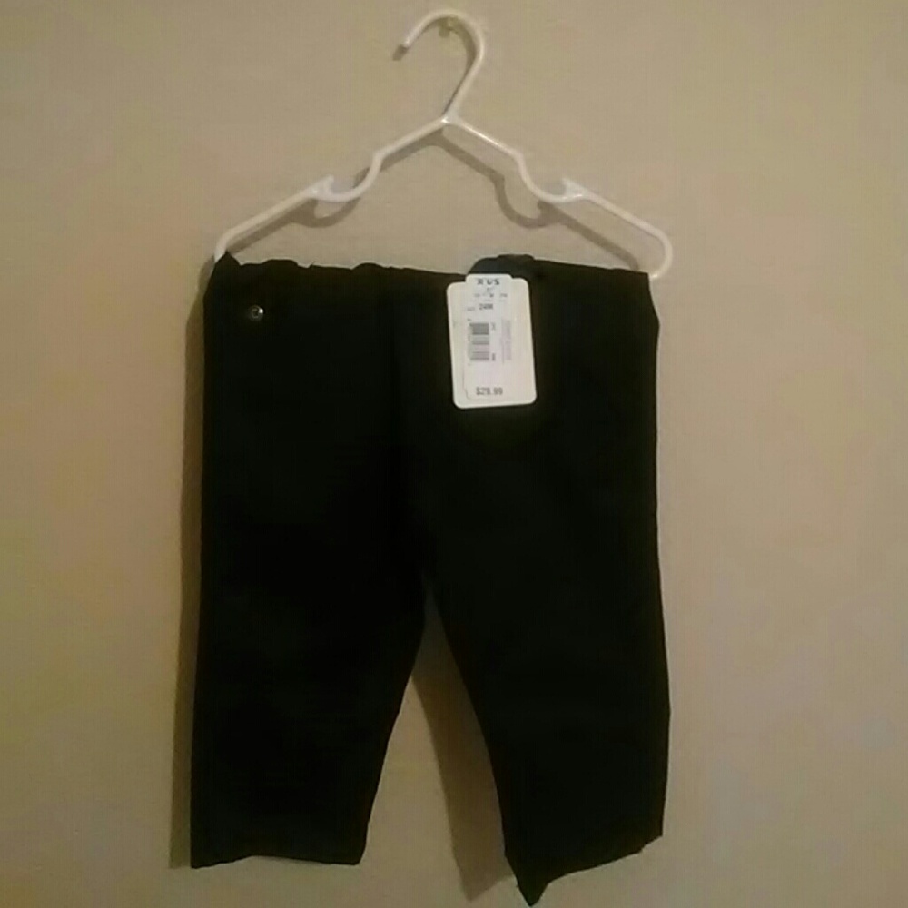 Denim all black pants
