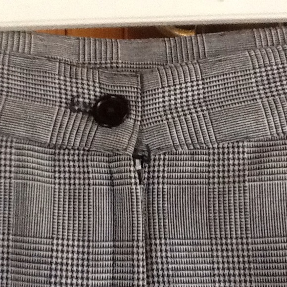 sz6 Haberdasher grey /black  2 pocket plaid skirt - Picture 4 of 6