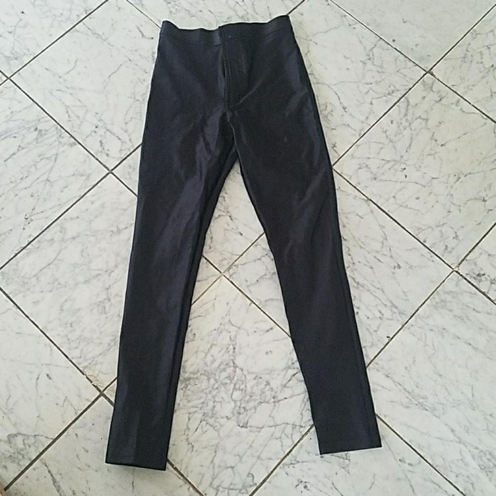 high waisted American apparel black disco pants