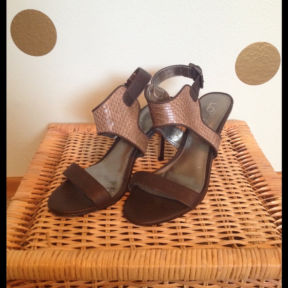 LAST CHANCE! Snake skin print ankle strap heels