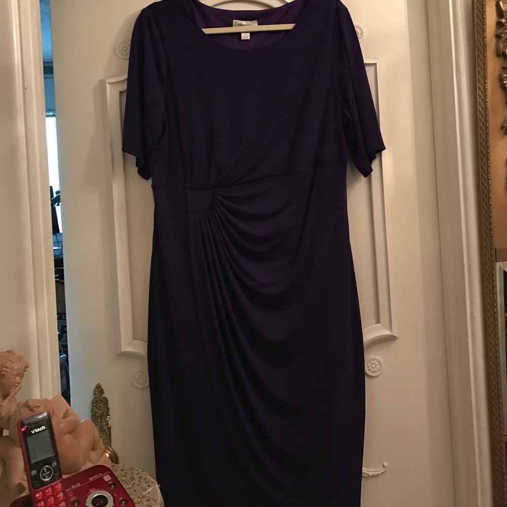 Dress deep purple
