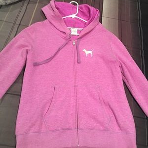VS PINK ZIP UP