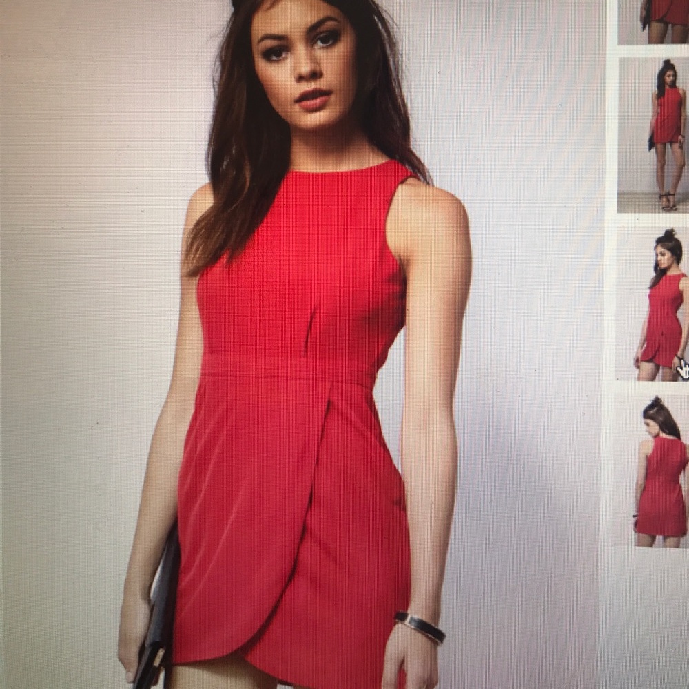 Setting standards dress in red