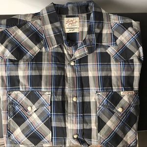 Lucky Brand plaid button-up
