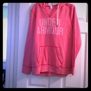 Pink Under Armour Pullover Sweatshirt