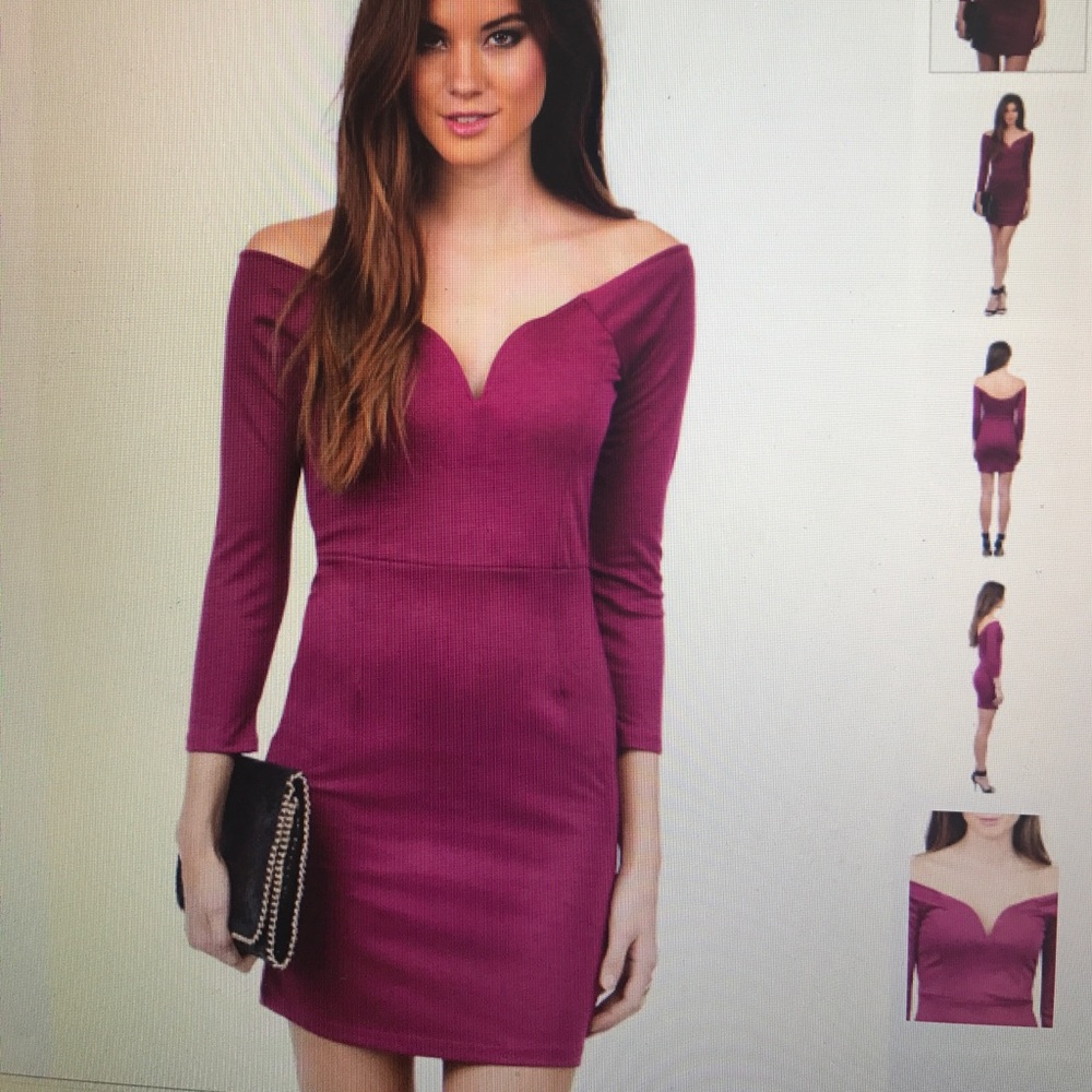 Keira dress in berry