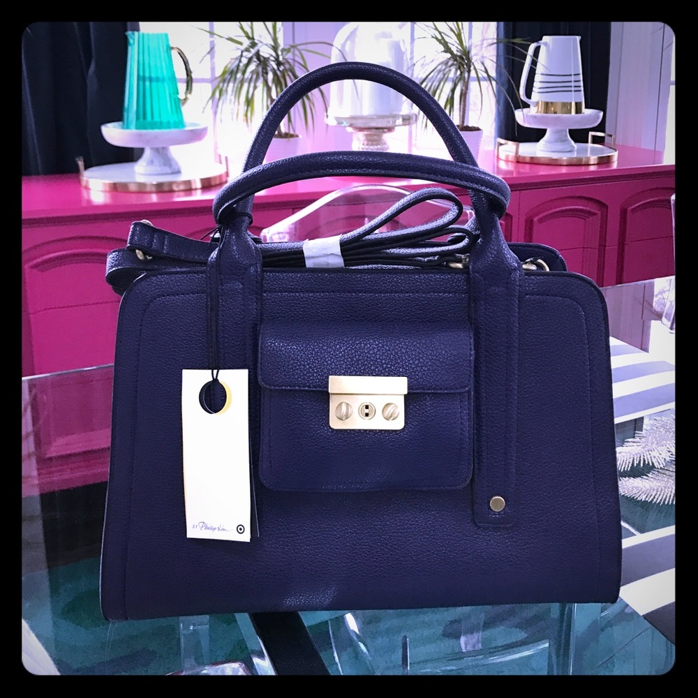 3.1 Phillip Lim for Target Large Purple Satchel