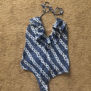 Fun one piece bathing suit.