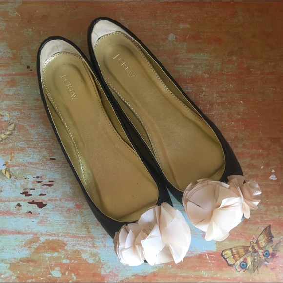 J. Crew Shoes - J.Crew Leather Ballet Flats
