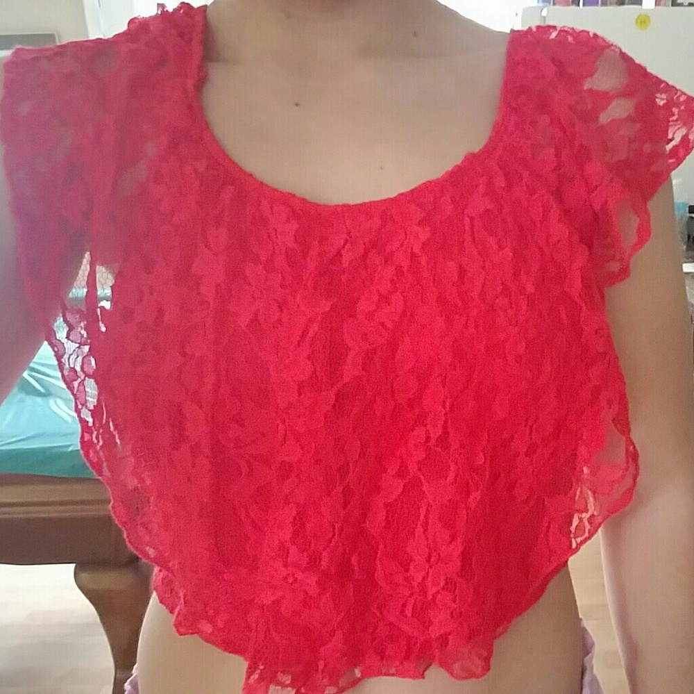 Ruffle crop top!