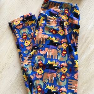 LuLaRoe Noah's Ark leggings
