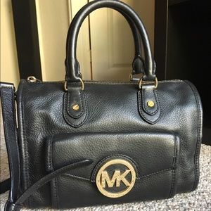 Michael Kors Black Leather Tote