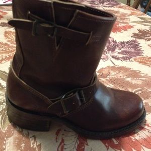 Frye engineer boots