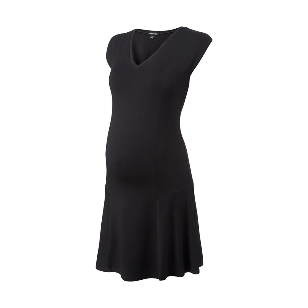Black maternity dress