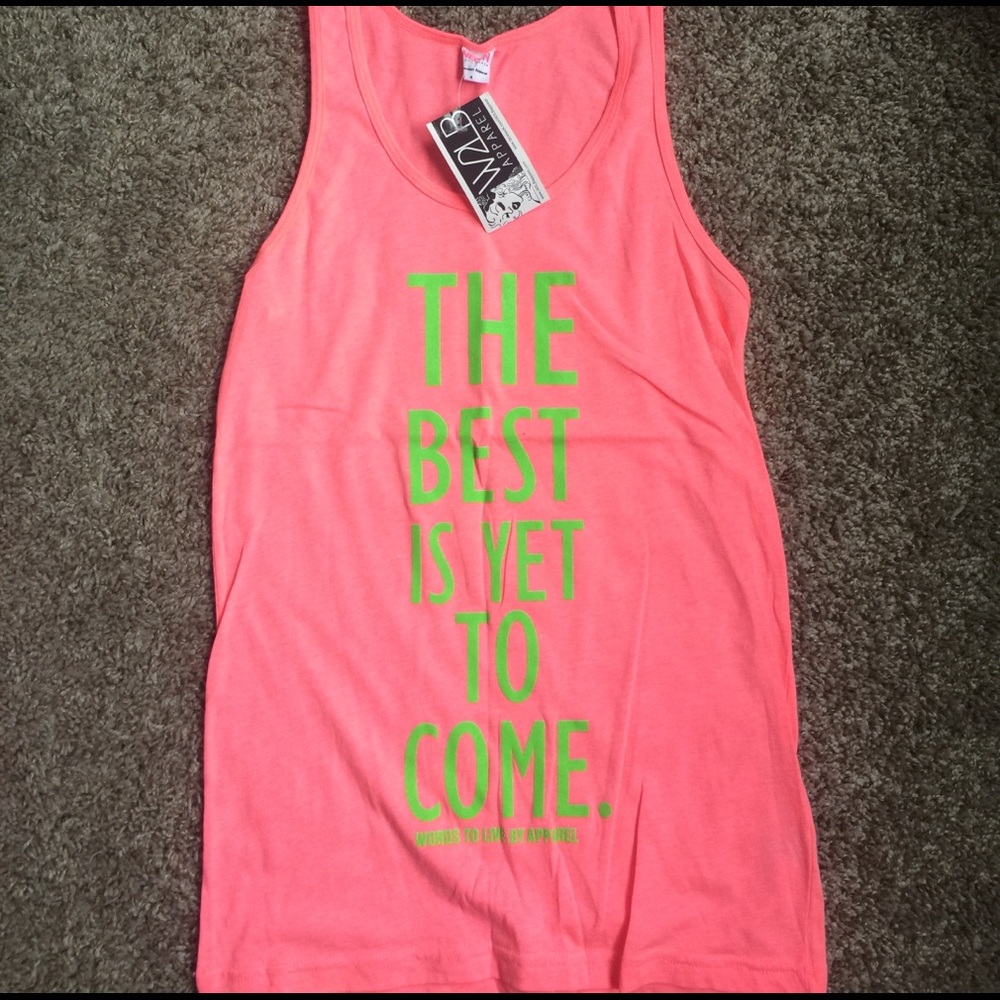 THE BEST IS YET TO COME!! TANKTOP!!💚💓💓💚💓